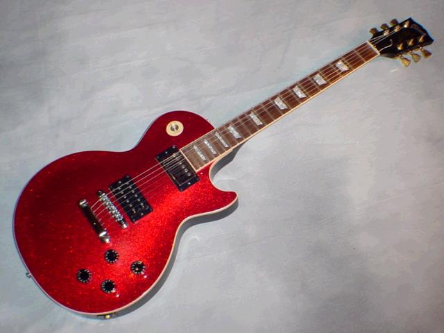 red gibson les paul guitar. Sparkle Red Gibson Les Paul